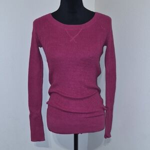 American Eagle Outfitters Berry Crew Neck Sweater